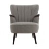 Hampro Fabric Upholstered Armchair In Grey