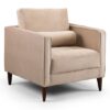 Hiltraud Fabric Armchair In Beige