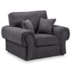 Wishaw Fabric Armchair In Grey