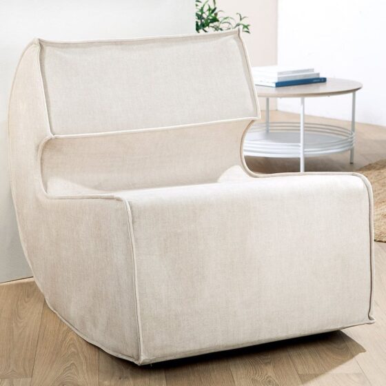 Alamosa Fabric Armchair In Beige