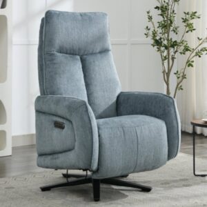Prato Fabric Electric Recliner Chair In Arona