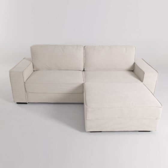 Comfort Sofa and Ottoman Set with Footstool Plastic Legs