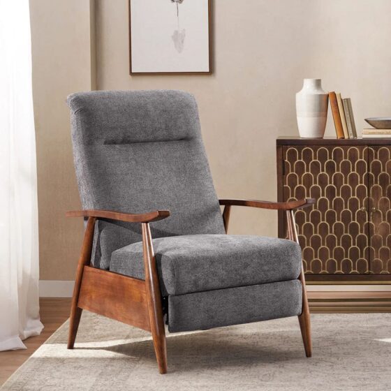 Manual Recliner Armchair with its plush cushions