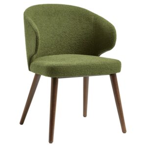 Stoughton Fabric Armchair In Forest Green