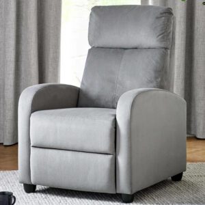 Varali Fabric Recliner Chair – Grey