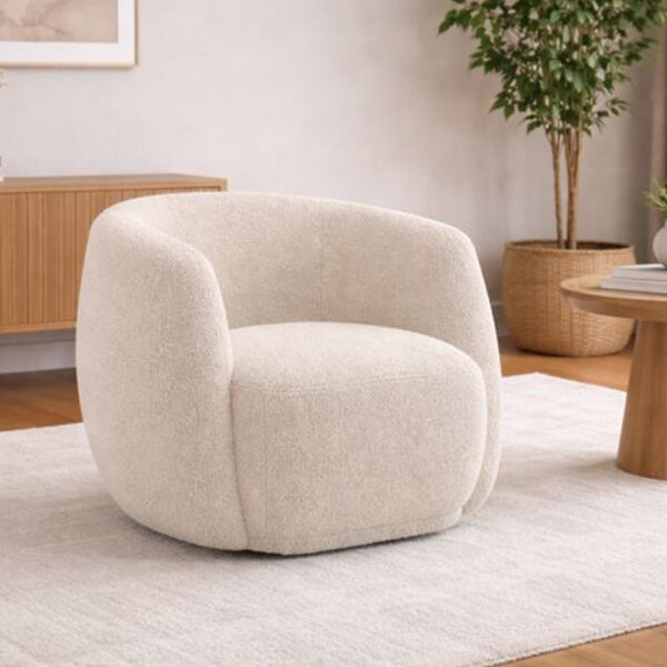 Cardiff Fabric Tub Chair In Cotton